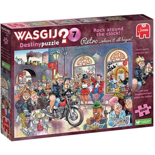 JUMBO Spiele Jumbo Wasgij Retro Destiny 7 Rock around the Clock! 1000 Teile