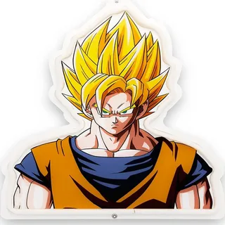 Teknofun Dragon Ball Z LED Leuchte Son-Goku Super Sayajin 40 cm - Bunt