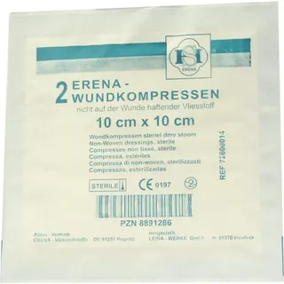 ERENA Verbandstoffe GmbH & Co. KG Vlies-Kompressen steril 10 x 10 cm 2 St