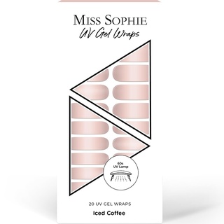 Miss Sophie UV Gel Wraps Kunstnägel & Nageldesign ICED COFFEE