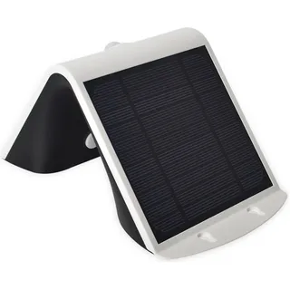 Blulaxa Solarleuchte Kunststoff 21,5 cm mit Sensor weiß