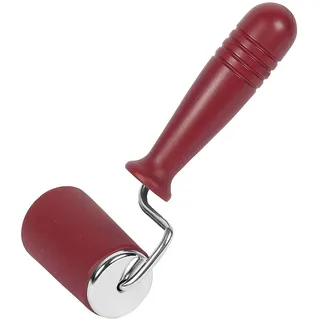 Kaiser Backform-Roller 18 x 4 cm Kaiserflex Red 100% lebensmittelechtes Silikon mit Metallkern, ergonomische Griffe hohe Formstabilität und Flexibilität