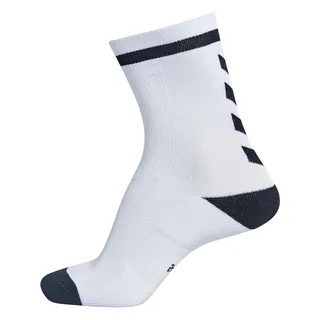 hummel Elite Indoor Sock Low, Weiß/Schwarz, 31-34