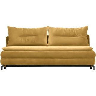 Novel SCHLAFSOFA Gelb - 208x73x92 cm