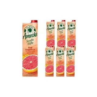 Amecke Sanfte Säfte Pink Grapefruit-Apfel-Sweetie Fruchtsaftkonzentrat 6x 1,0 l