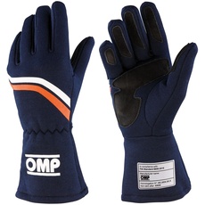 OMP Damen Handschuhe My2021 Marineblau, Größe S FIA 8856-2018 9
