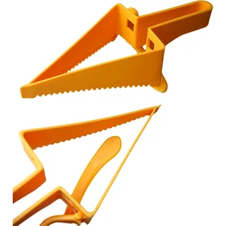 Tortenschneider mit Hebefunktion | Tortenheber - Kuchenheber | Tortenschaufel Tortenbesteck Tortenmesser | Kuchenmesser | Kuchenschieber | praktischer Küchenhelfer - Orange