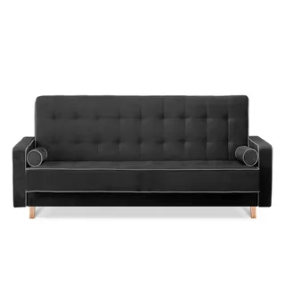 Konsimo Einzelsofa Dozer ¦ schwarz ¦ Maße (cm): B: 223 H: 94