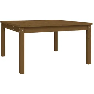 vidaXL Gartentisch Honigbraun 82,5x82,5x45 cm Massivholz Kiefer - Braun