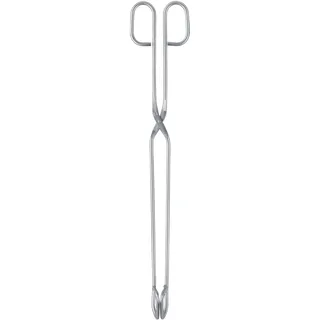 triangle 50 470 38 01 Küchenzange 38 cm Grillzange professionelle Qualität für die Gastromomie aus dickem Edelstahl stabile Würstchenzange