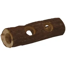 Croci R6075029 Holzröhre mit löchern, 6.5 x 20.5 cm