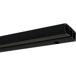GARDINIA Gardinenschiene 1-läufig Ø 0 mm 150 cm Schwarz