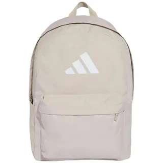 adidas Classic 3 Bar Logo Rucksack Wonder Alumina/Weiß