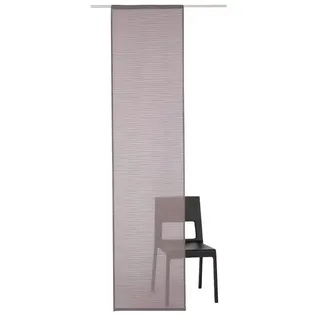 BB-Toy-Trades Schiebevorhang Vorhang Gardine Fensterschal Flächenvorhang Schiebegardine mit Querstreifen in Braun 1 Stück BxH: 57 x 225 cm