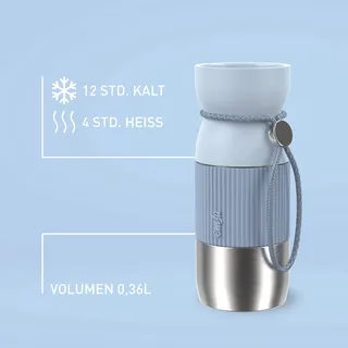 Emsa beYou Cup Thermobecher 0,36 l Blau