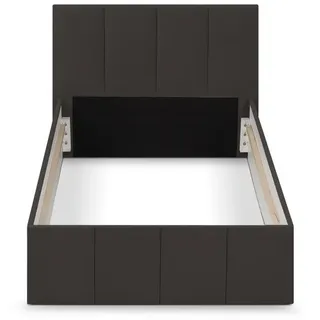 Halmon Schlafkomfort Betten Polsterbett Dalas Anthrazit 120 x 200 x 40 cm Stauraum Ohne Matratze und Lattenrost , Holz , 120x200 cm , Schlafzimmer, Betten, Polsterbetten