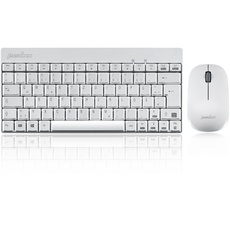 Bild PERIDUO-712 Wireless Tastatur DE Set weiß (11181)