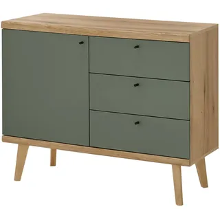 furn.design Juna 107 x 83 cm Salbeigrün / Eiche
