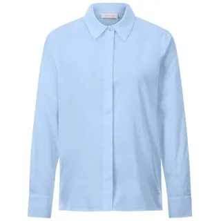 richroyal RICHROYAL, Klassische Bluse mit Markenlabel am Rücken, blau