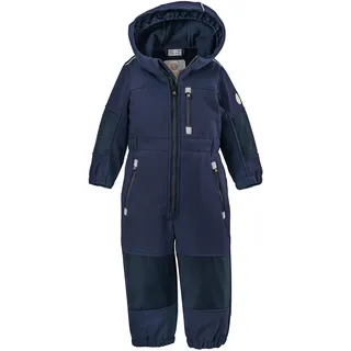 KILLTEC First Instinct by killtec Kinder Softshell Overall mit Kapuze FIOW 35 MNS ONPC, dunkelblau, 86/92, 38900-000