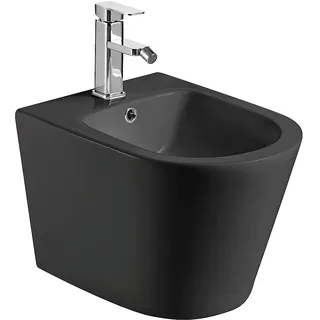 Aquore 385993 / SA.BPISASUS-NM BTW Pisa Suspended Black Matt Hängendes Bidet, Mattschwarz