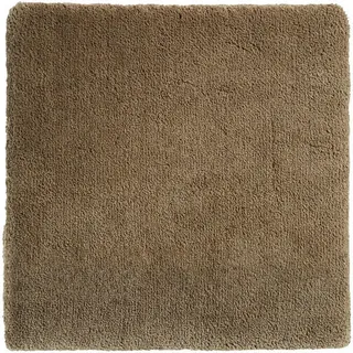 Aquanova Badteppich , Goldbraun , Textil , Uni , quadratisch , 60x60 cm , Oeko-Tex® Standard 100 , rutschhemmend, für Fußbodenheizung geeignet , Heimtextilien, Badtextilien, Badematten