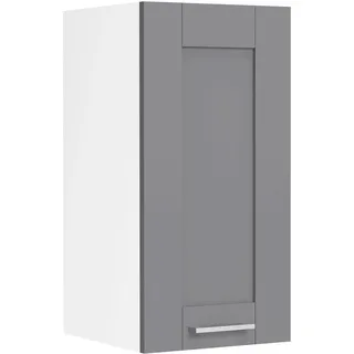 Hängeschrank VCM "Küchenschrank B. 30 cm Hängeschrank Küche Colura", schwarz (weiß, anthrazit), B:30cm T:31cm, Obermaterial: 100% Holz Wood., Schränke, Hängeschrank