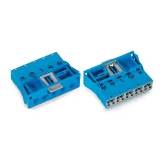 Wago 770-2115 Snap-In-Stecker,5-polig,Kod. I,blau 7702115  - 50 Stück