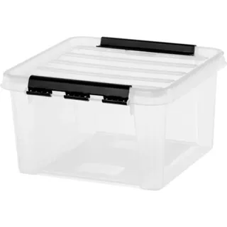 SmartStore Aufbewahrungsbox Classic 28 x 28 x 17 cm 12-tlg. transparent