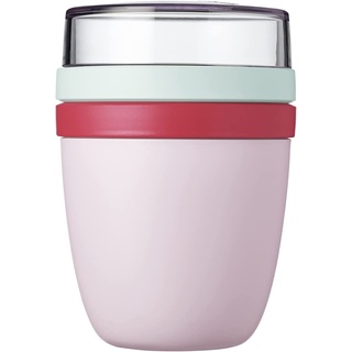 Mepal - Lunchpot Ellipse - Limited Edition Strawberry Vibe – 500 ml praktischer Müslibecher, Joghurtbecher, To go Becher – Geeignet für Tiefkühler, Mikrowelle und Spülmaschine, 700 ml