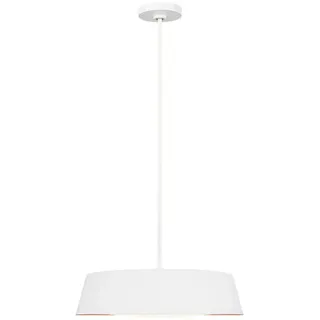 Elstead Lighting Hängeleuchte , Weiß , Metall, Glas , 33 cm , RoHS, Grüner Punkt , Lampen & Leuchten, Leuchtenserien