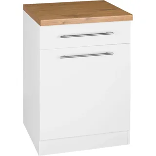 WIHO KÜCHEN Unterschrank Unna 60 x 60 x 85 cm Weiß
