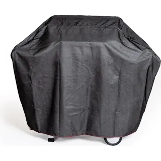 barbecook Wetterfeste XXL Abdeckhaube Fuer den Gasgrill, wasserdichte und atmungsaktive Grillabdeckung als Schutzhuelle Fuer draußen, Maße 151x56,5x107 cm - Schwarz