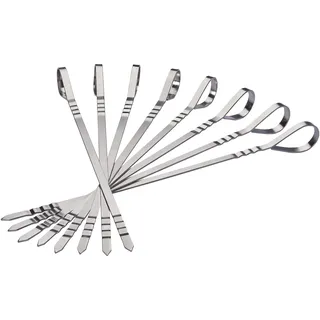 Napoleon Grillspieß 8 Stück Edelstahl silber