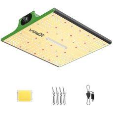 VIPARSPECTRA P600 LED Grow Lampe 100w, Pflanzenlampe LED Vollspektrum, Pflanzenlampen LED Grow Light, 4 Levels Dimmen 0%-100% für Zimmerpflanzen Sämling Gemüse Blüte für Growzelt 60x60cm 40x40cm