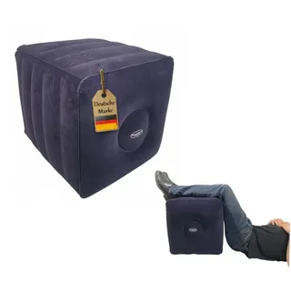 FabaCare Bandscheibenwürfel für Stufenbettlage, aufblasbar, Beinhochlagerungskissen, Bandscheibenkissen, Entlastungswürfel, Lagerungskissen Beine, Beinablage