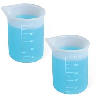 2 Stück Silikon Waschmittelbecher, Waschmittel Messbecher, Silikon Spenderbecher Wiederverwendbar für Flüssigkeiten Flexibel Waschbare Flüssigkeitsmessbecher für Zuhause, Wohnheim, Hotel