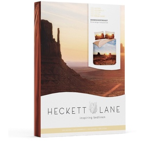 Heckett Lane ETU 135 Bettbezug, 100% Baumwolle, braun, 135 x 200 cm, 1,0 Teile