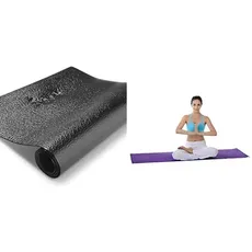Sunny Health & Fitness Ausrüstung Matte NO. 083 + Yoga Matte NO. 031-P