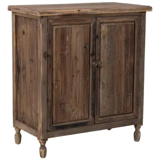 Wanderlust Buffet mit 2 türen 75x38x82 cm , Braun , Holz , 75x82x38 cm , Esszimmer, Anrichten