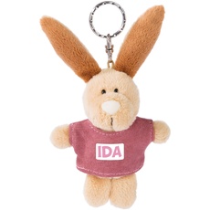 NICI 44623 Schlüsselanhänger Hase mit T-Shirt Ida 10cm