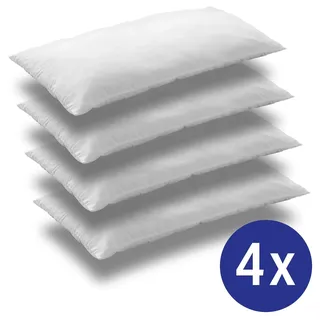 4 x CloudComfort Basic Mikrofaser Kopfkissen 40 x 80 cm