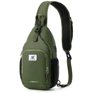 SKYSPER Brusttasche Schultertasche Herren Sling Bag Klein Crossbody Bags Männer Damen Leicht Umhängetasche Wandern Outdoor Reisen