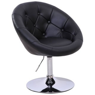 Svita Havanna Sessel Lounge Clubsessel Barhocker Drehsessel Retro schwarz