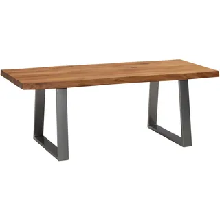Wohnling Couchtisch Braun Akazie 120 x 60 x 46 cm