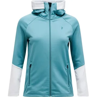 Peak Performance Damen Rider Essentials Hoodie Jacke (Größe S, tuerkis)