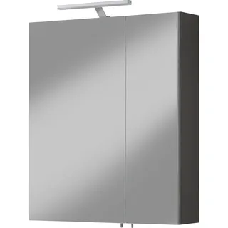 WELLTIME Torino 60 cm grau LED