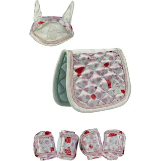 HKM Cuddle Pony Wollweiß/Pink,