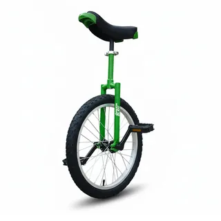 green slide Einrad 20 Zoll Edge Grün, Freestyle (Tricks-Vierkantgabel), Aluminiumfelge, Sattel, Griff