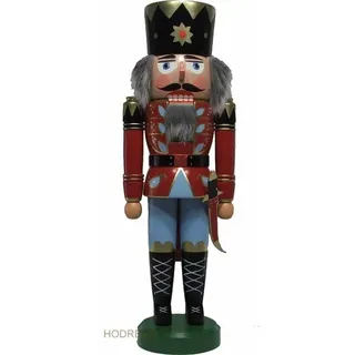 Nussknacker König rot 40cm NEU Nußknacker Figur Erzgebirge Weihnachtsfigur Holz